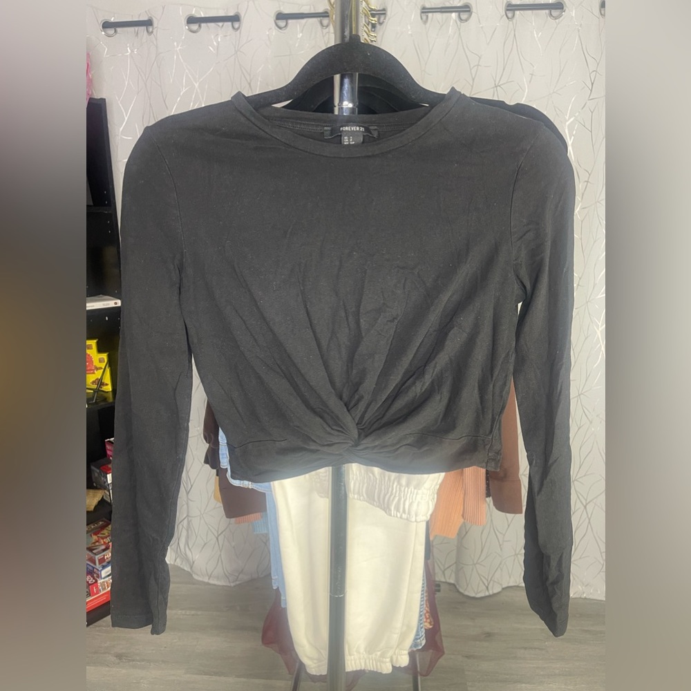 Black Crop Top